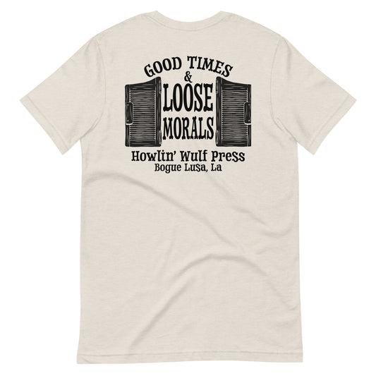 Wulf Clothing “Good Times & Loose Morals” Tee